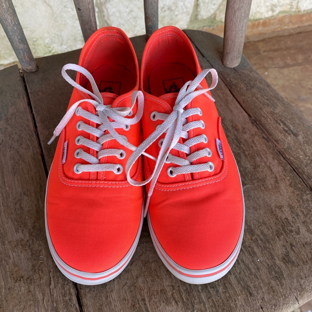 Vans Authentic Neon Orange/Pink